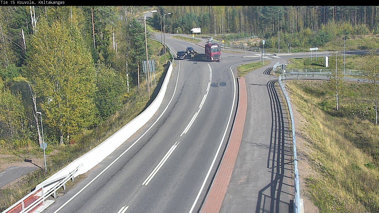 Weather Camera Image Road 15 Kouvola, Keltakangas, Kouvola, Kymenlaakso