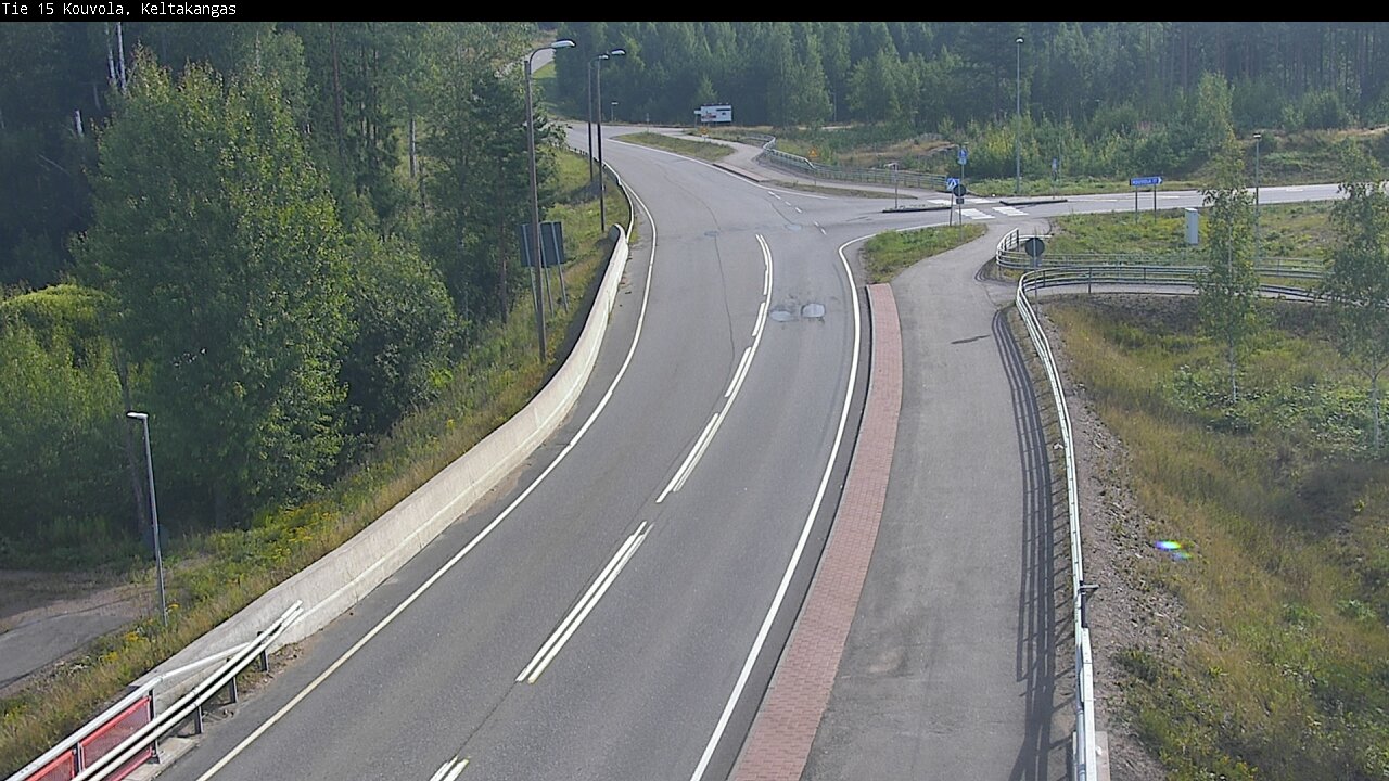 Weather Camera Image Väg 15 Kouvola, Keltakangas, Kouvola, Kymenlaakso
