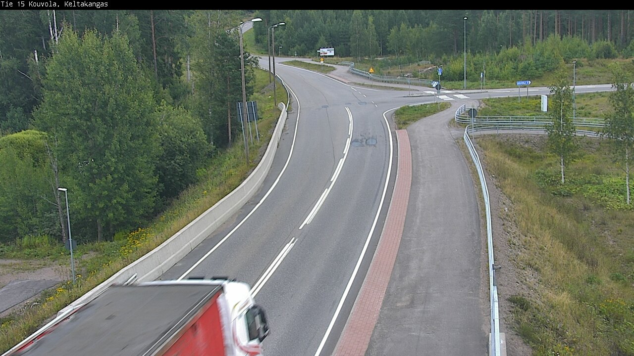 Weather Camera Image Väg 15 Kouvola, Keltakangas, Kouvola, Kymenlaakso