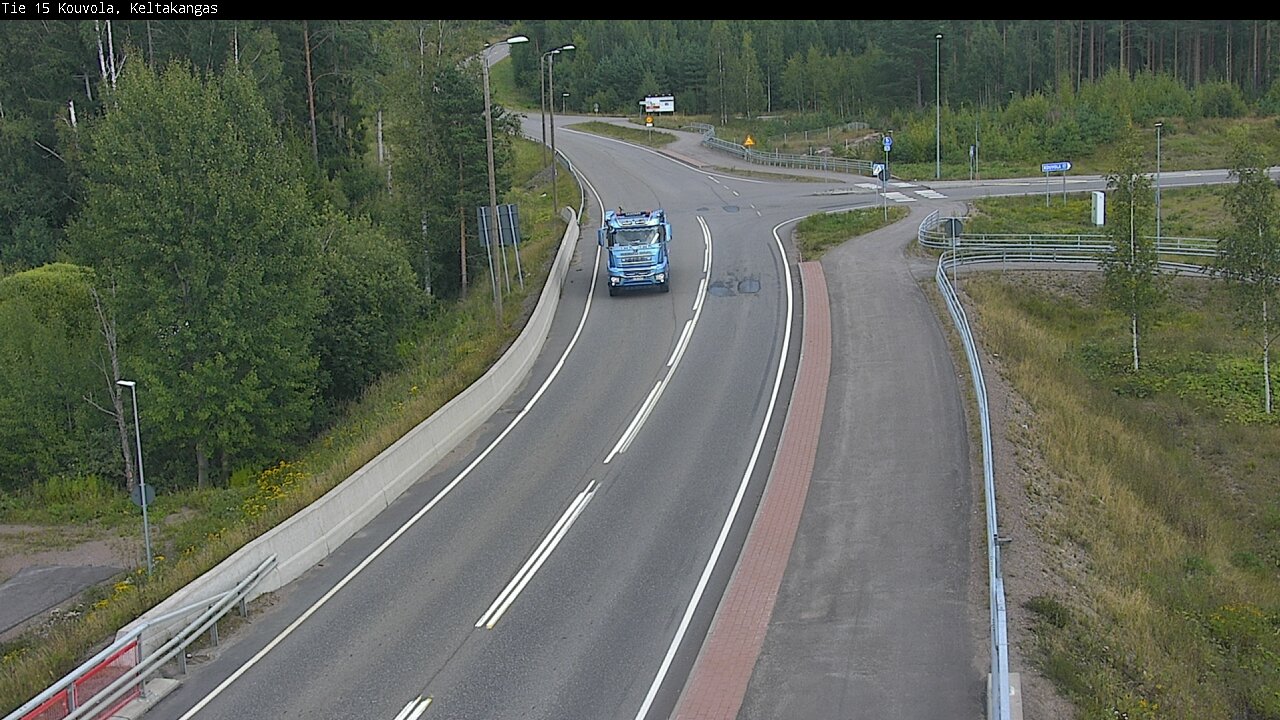 Weather Camera Image Road 15 Kouvola, Keltakangas, Kouvola, Kymenlaakso