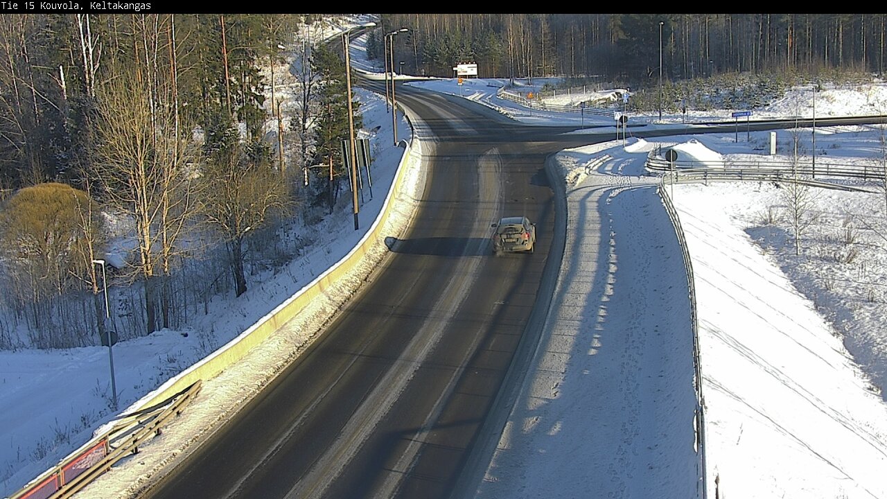 Weather Camera Image Road 15 Kouvola, Keltakangas, Kouvola, Kymenlaakso