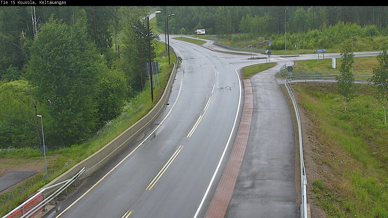 Weather Camera Image Väg 15 Kouvola, Keltakangas, Kouvola, Kymenlaakso
