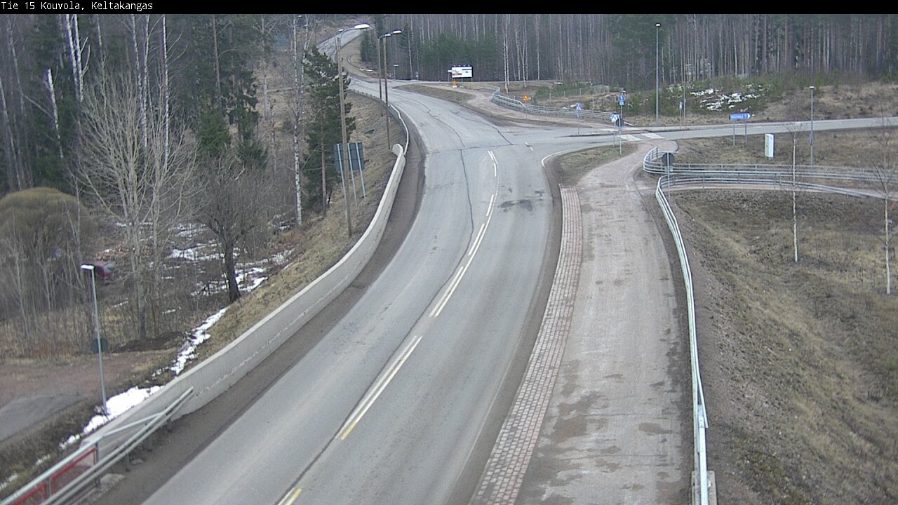 Weather Camera Image Road 15 Kouvola, Keltakangas, Kouvola, Kymenlaakso
