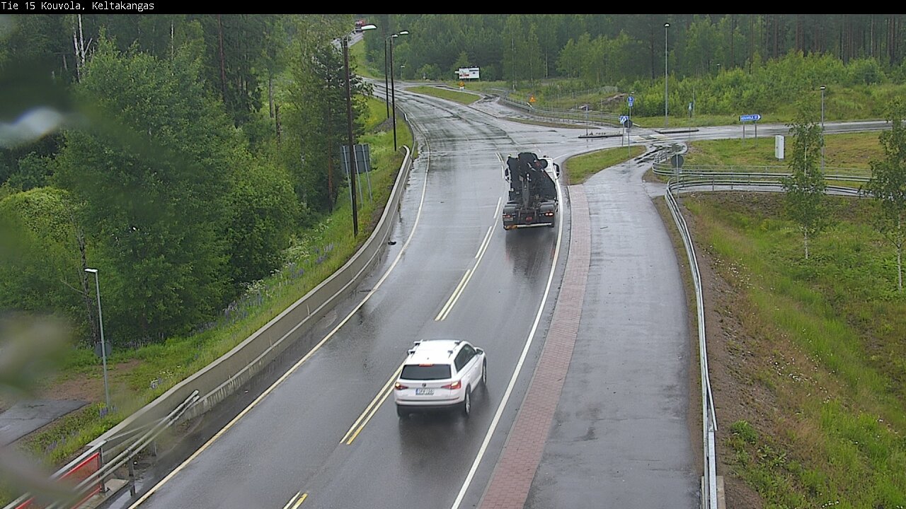 Weather Camera Image Road 15 Kouvola, Keltakangas, Kouvola, Kymenlaakso