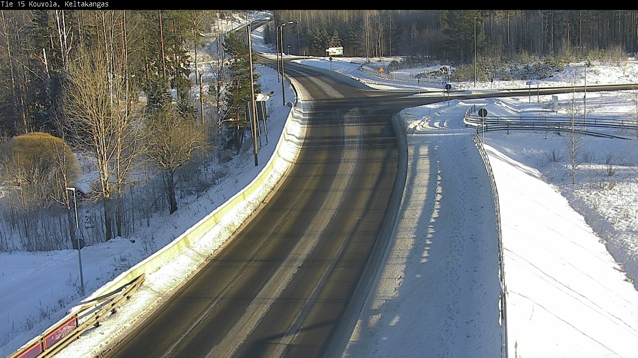 Weather Camera Image Road 15 Kouvola, Keltakangas, Kouvola, Kymenlaakso