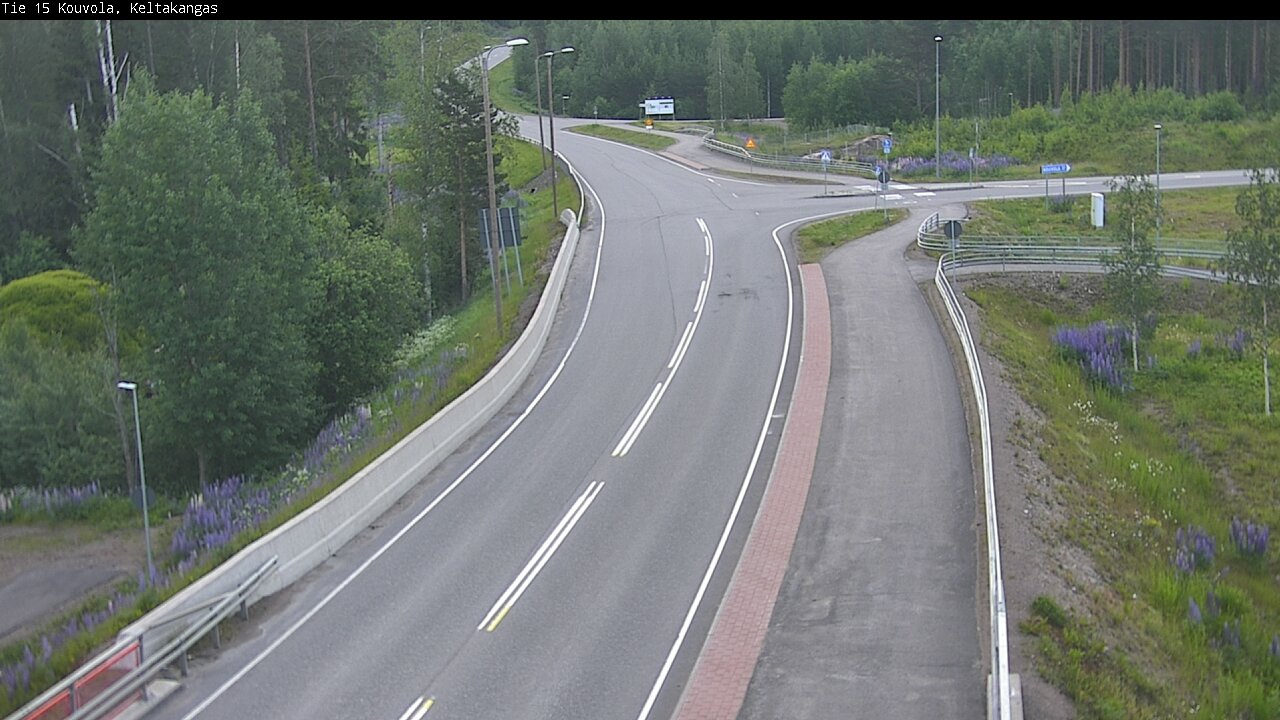 Weather Camera Image Road 15 Kouvola, Keltakangas, Kouvola, Kymenlaakso