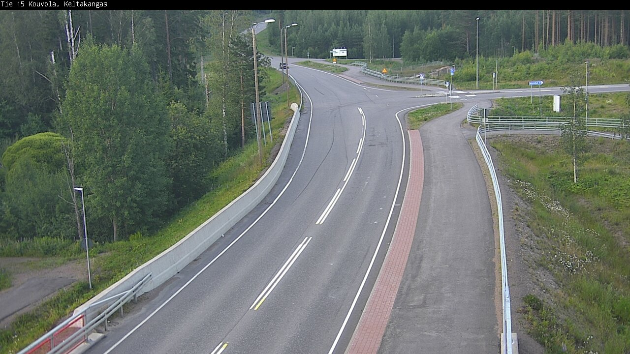 Weather Camera Image Väg 15 Kouvola, Keltakangas, Kouvola, Kymenlaakso