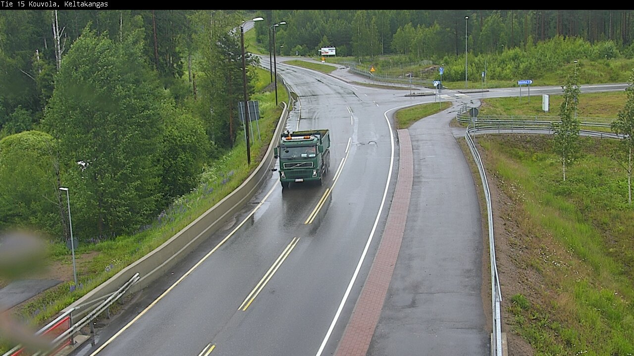 Weather Camera Image Road 15 Kouvola, Keltakangas, Kouvola, Kymenlaakso