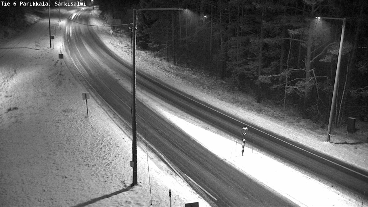 Weather Camera Image Väg 6 Parikkala, Särkisalmi, Parikkala, Etelä-Karjala
