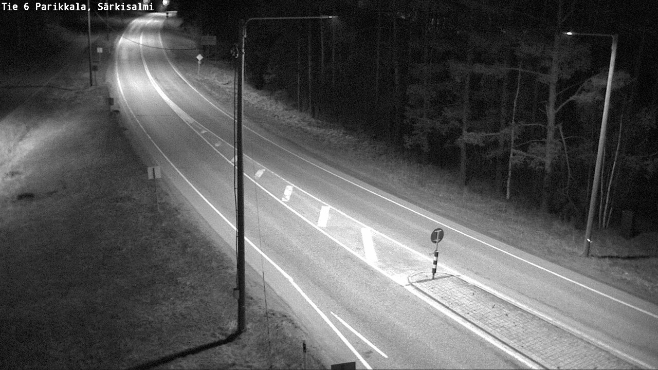 Weather Camera Image Road 6 Parikkala, Särkisalmi, Parikkala, Etelä-Karjala