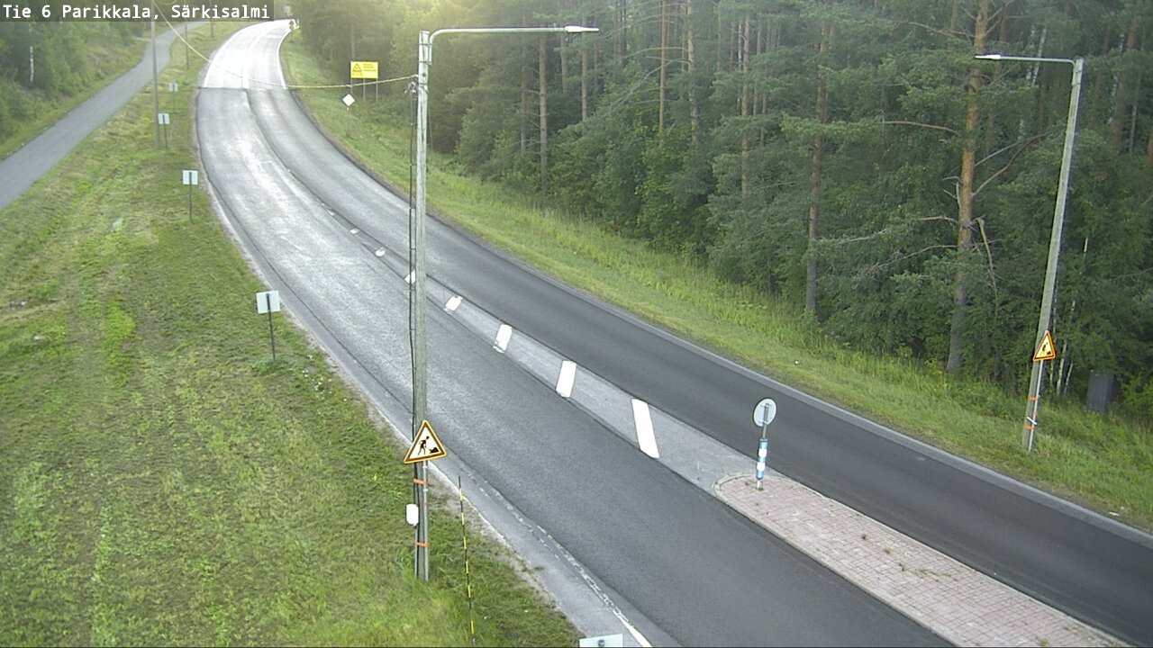 Weather Camera Image Road 6 Parikkala, Särkisalmi, Parikkala, Etelä-Karjala