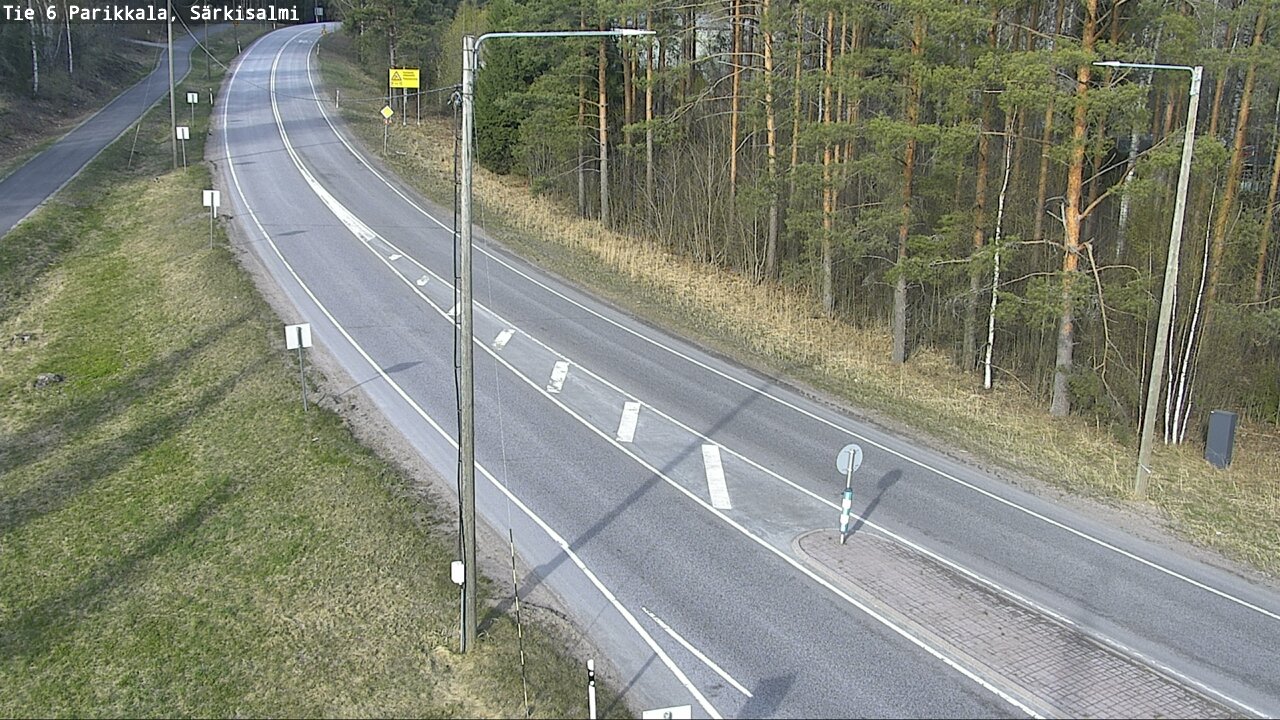 Weather Camera Image Väg 6 Parikkala, Särkisalmi, Parikkala, Etelä-Karjala