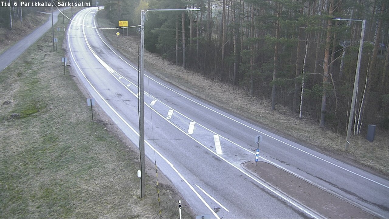Weather Camera Image Väg 6 Parikkala, Särkisalmi, Parikkala, Etelä-Karjala