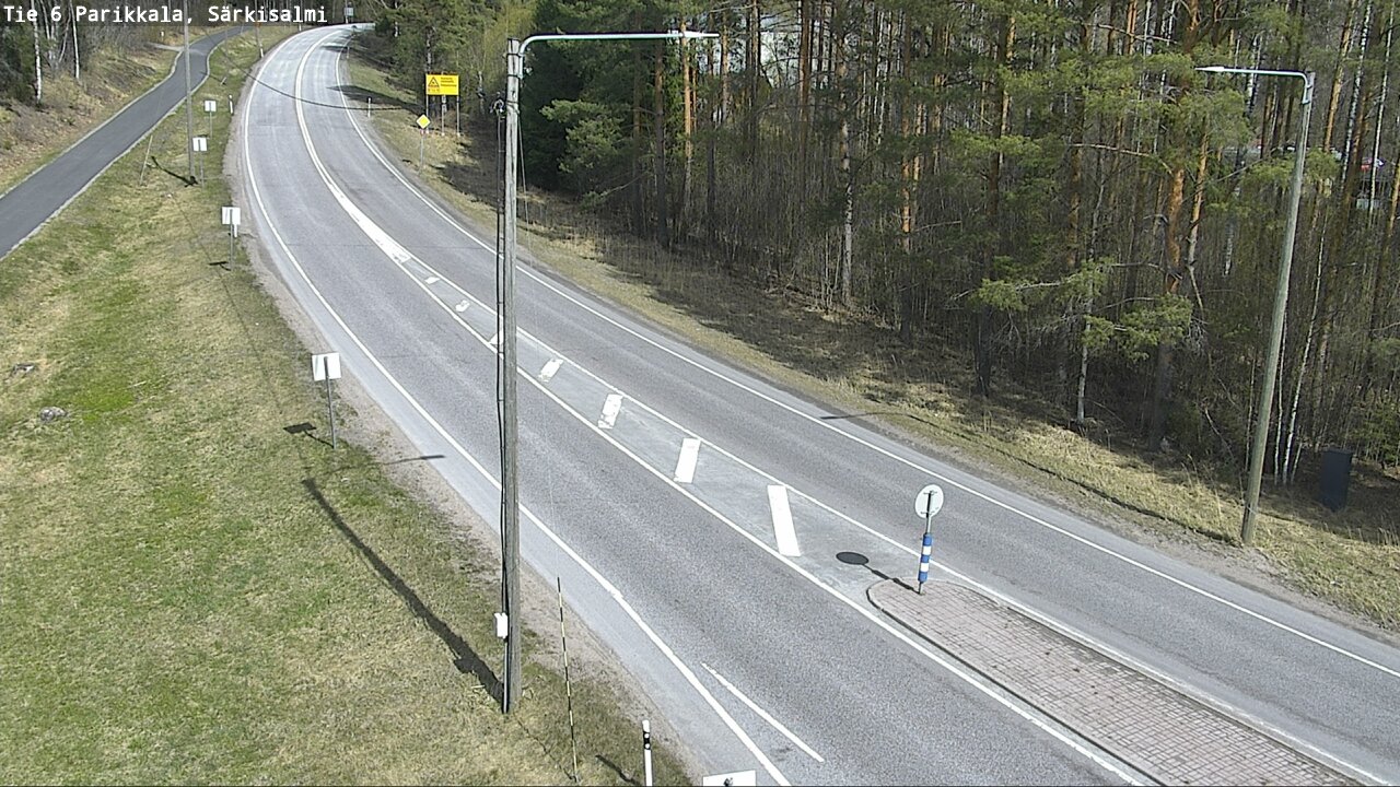 Weather Camera Image Väg 6 Parikkala, Särkisalmi, Parikkala, Etelä-Karjala
