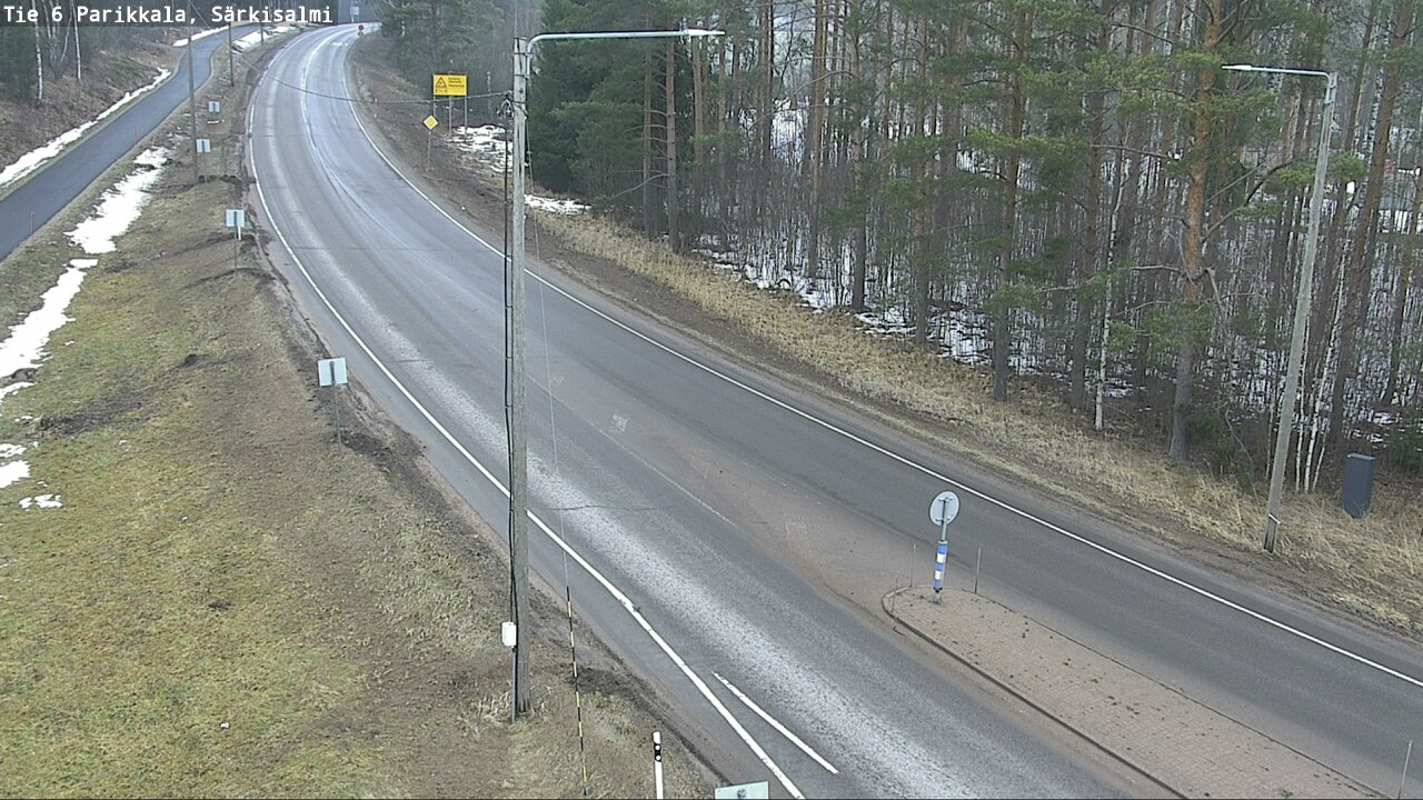 Weather Camera Image Road 6 Parikkala, Särkisalmi, Parikkala, Etelä-Karjala