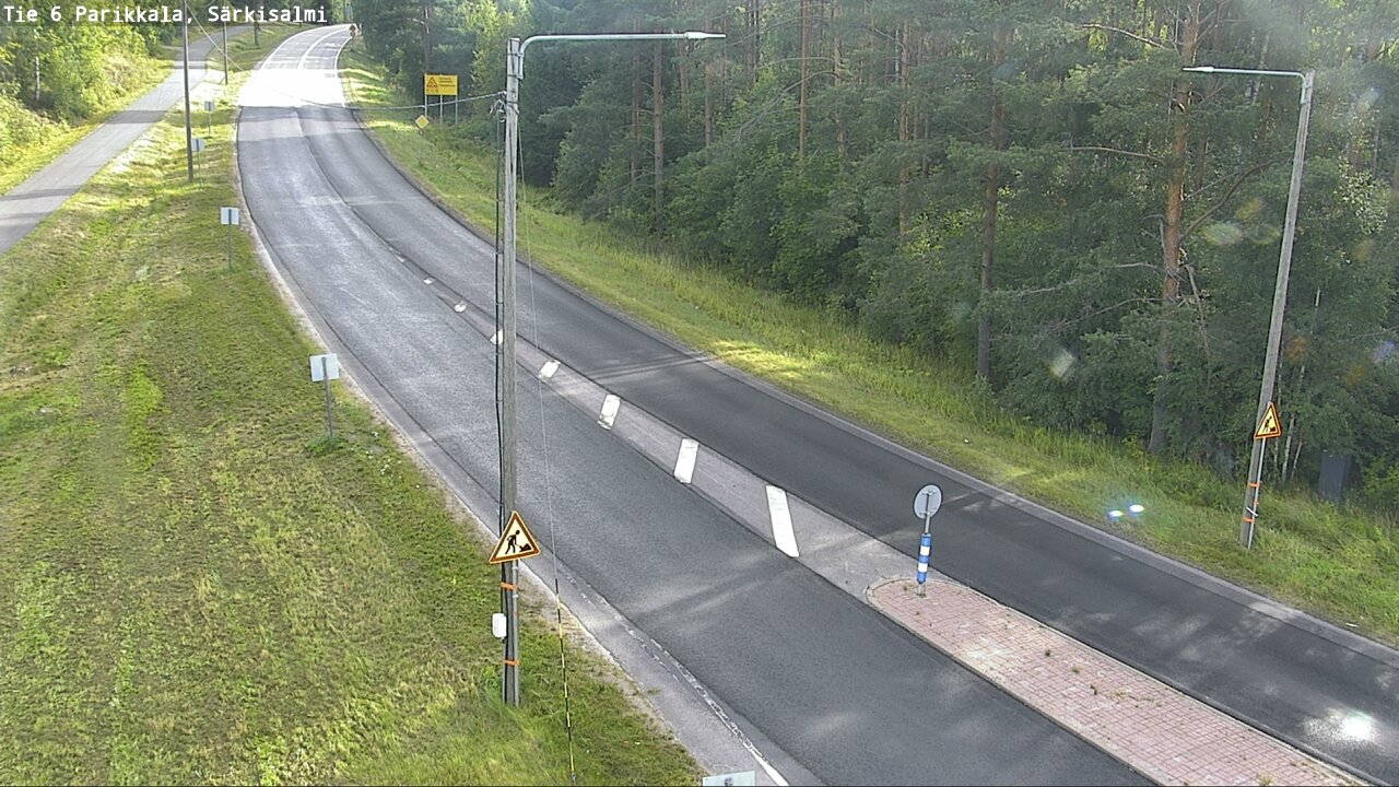 Weather Camera Image Road 6 Parikkala, Särkisalmi, Parikkala, Etelä-Karjala