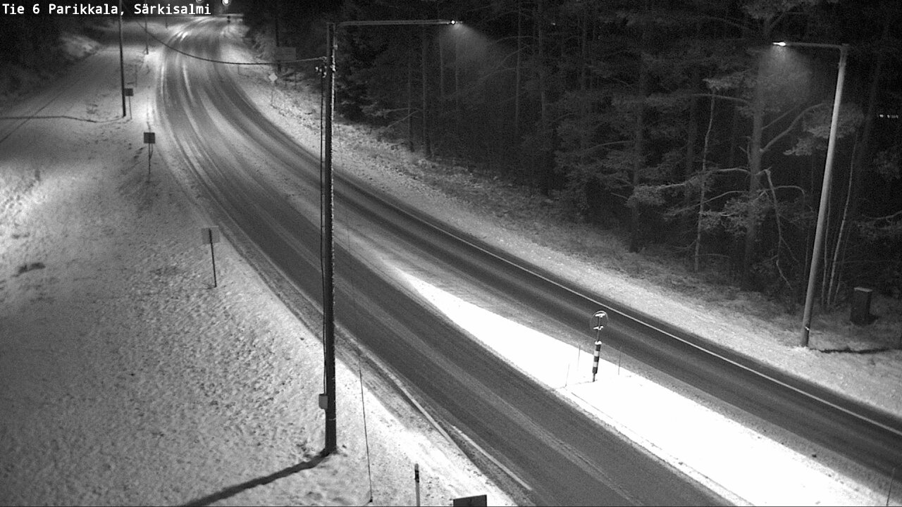 Weather Camera Image Väg 6 Parikkala, Särkisalmi, Parikkala, Etelä-Karjala