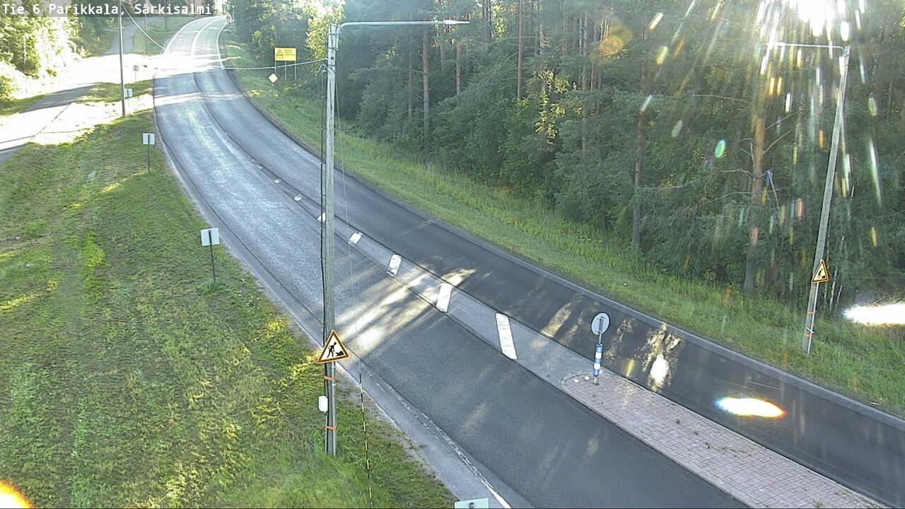 Weather Camera Image Road 6 Parikkala, Särkisalmi, Parikkala, Etelä-Karjala