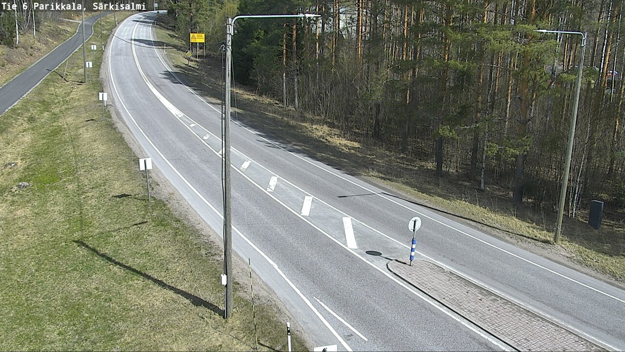 Weather Camera Image Väg 6 Parikkala, Särkisalmi, Parikkala, Etelä-Karjala
