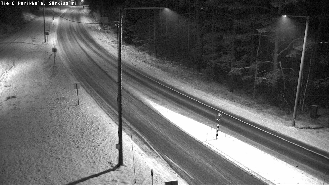 Weather Camera Image Väg 6 Parikkala, Särkisalmi, Parikkala, Etelä-Karjala