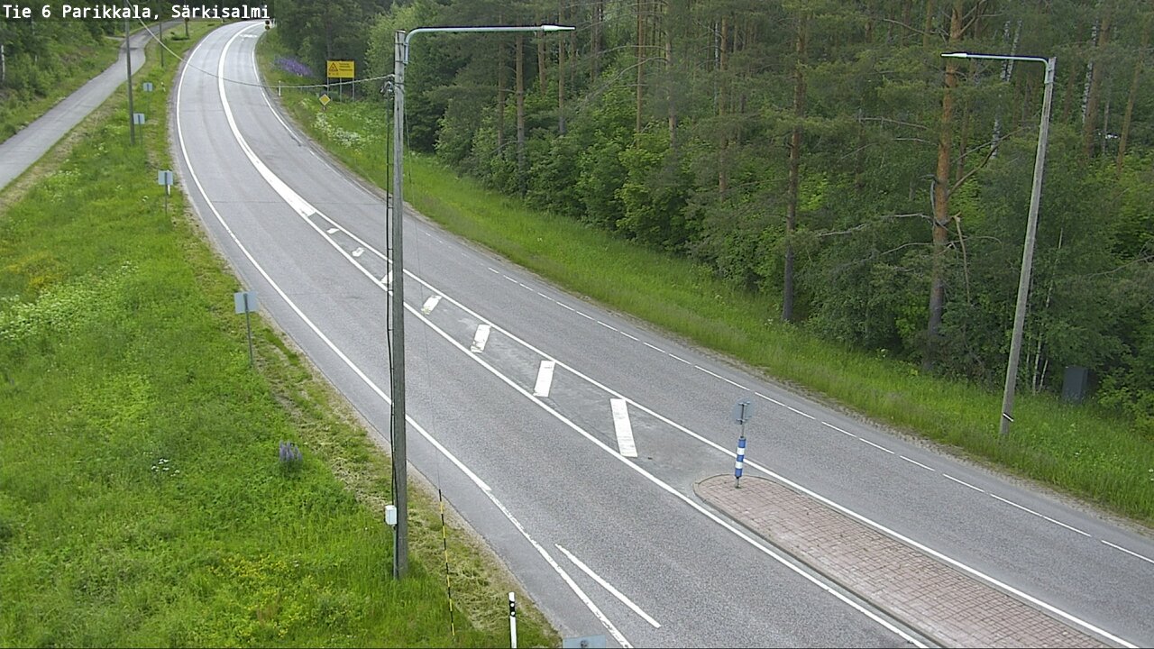 Weather Camera Image Road 6 Parikkala, Särkisalmi, Parikkala, Etelä-Karjala