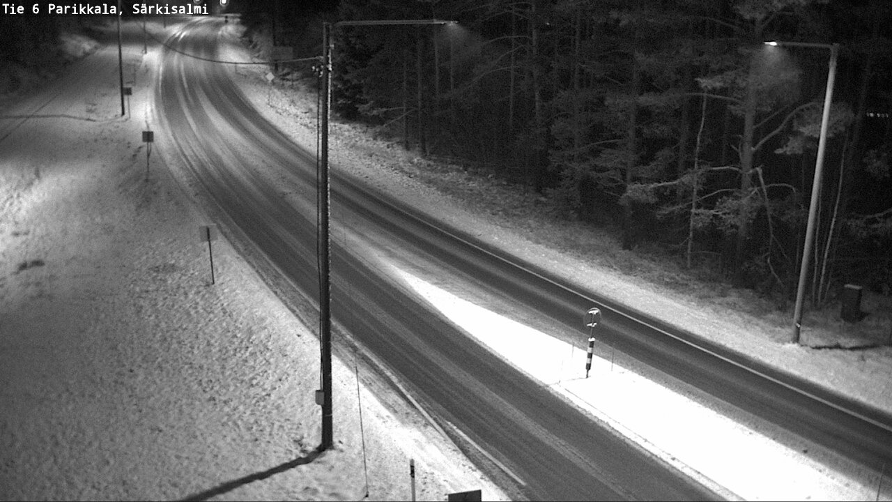 Weather Camera Image Väg 6 Parikkala, Särkisalmi, Parikkala, Etelä-Karjala