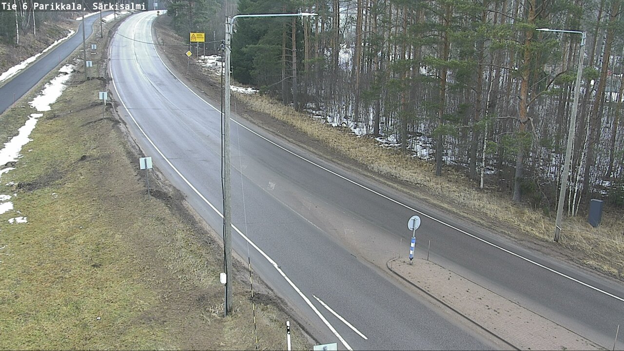 Weather Camera Image Road 6 Parikkala, Särkisalmi, Parikkala, Etelä-Karjala
