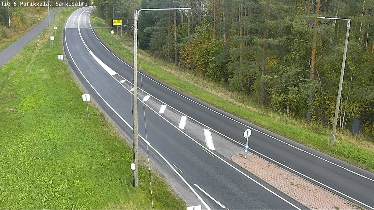 Weather Camera Image Road 6 Parikkala, Särkisalmi, Parikkala, Etelä-Karjala