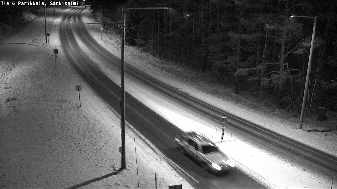 Weather Camera Image Väg 6 Parikkala, Särkisalmi, Parikkala, Etelä-Karjala