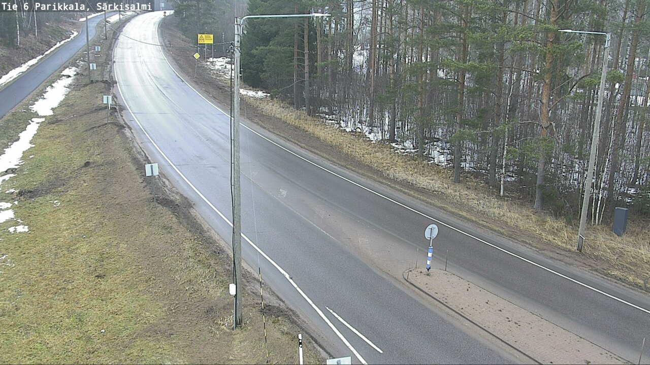 Weather Camera Image Road 6 Parikkala, Särkisalmi, Parikkala, Etelä-Karjala