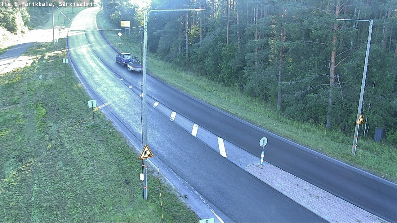 Weather Camera Image Road 6 Parikkala, Särkisalmi, Parikkala, Etelä-Karjala