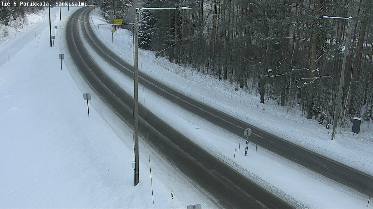 Weather Camera Image Road 6 Parikkala, Särkisalmi, Parikkala, Etelä-Karjala