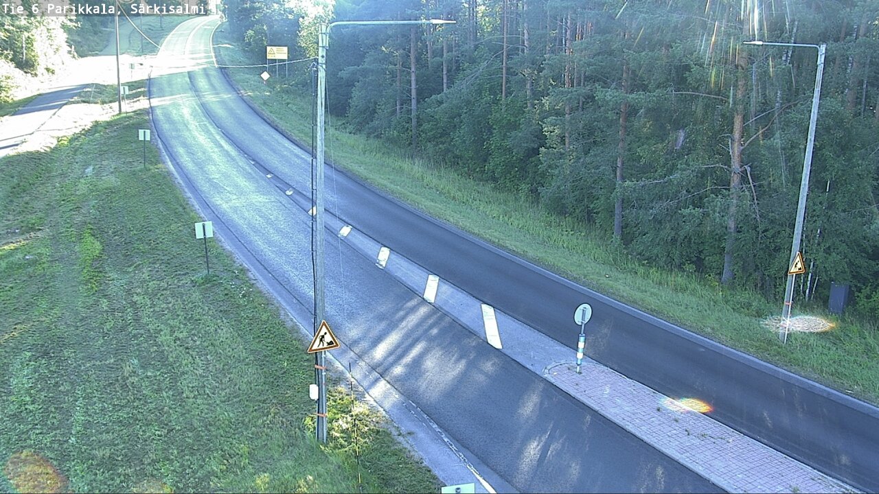 Weather Camera Image Road 6 Parikkala, Särkisalmi, Parikkala, Etelä-Karjala