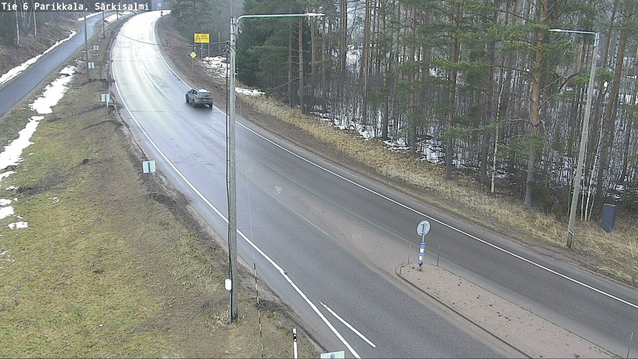 Weather Camera Image Väg 6 Parikkala, Särkisalmi, Parikkala, Etelä-Karjala