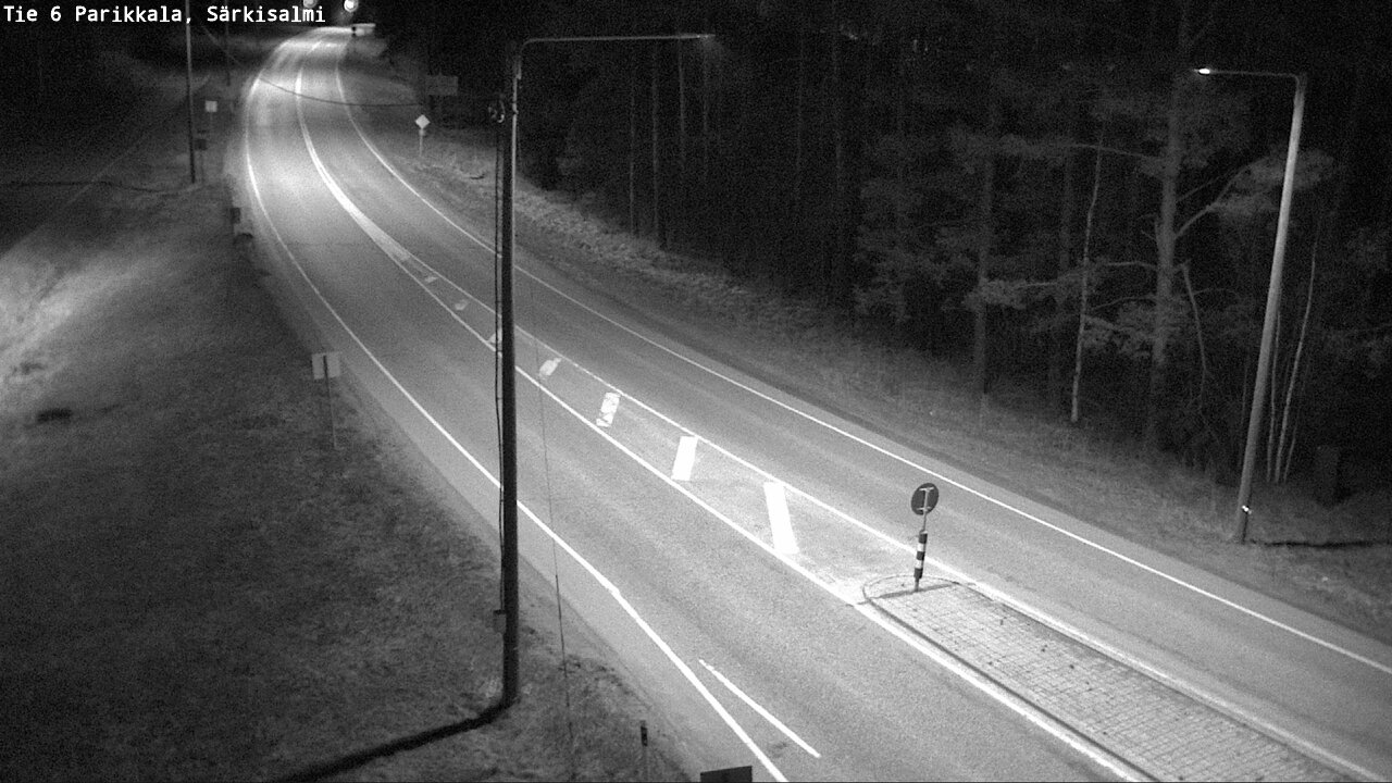 Weather Camera Image Väg 6 Parikkala, Särkisalmi, Parikkala, Etelä-Karjala