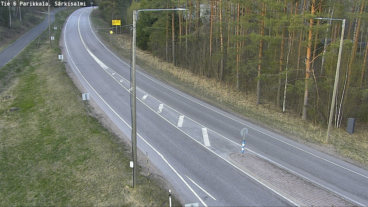 Weather Camera Image Väg 6 Parikkala, Särkisalmi, Parikkala, Etelä-Karjala