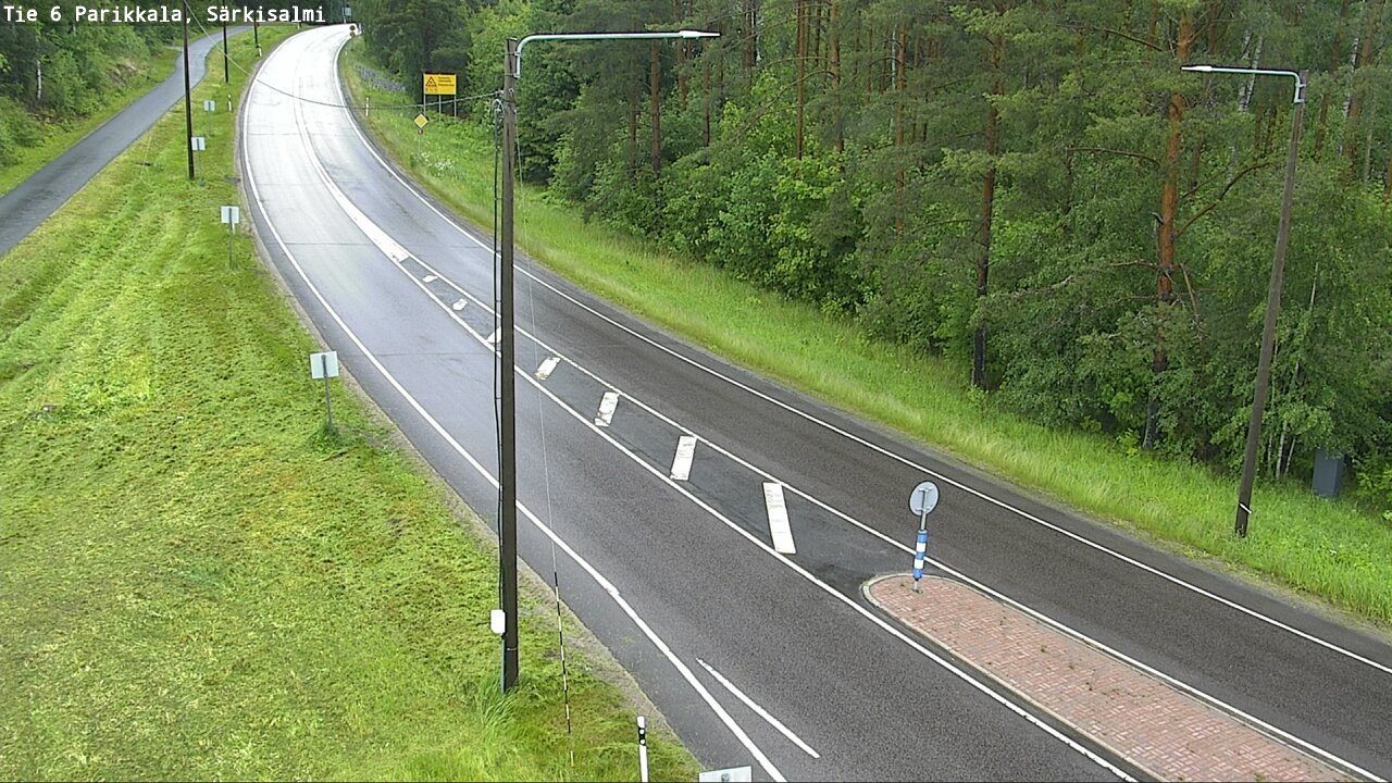 Weather Camera Image Väg 6 Parikkala, Särkisalmi, Parikkala, Etelä-Karjala