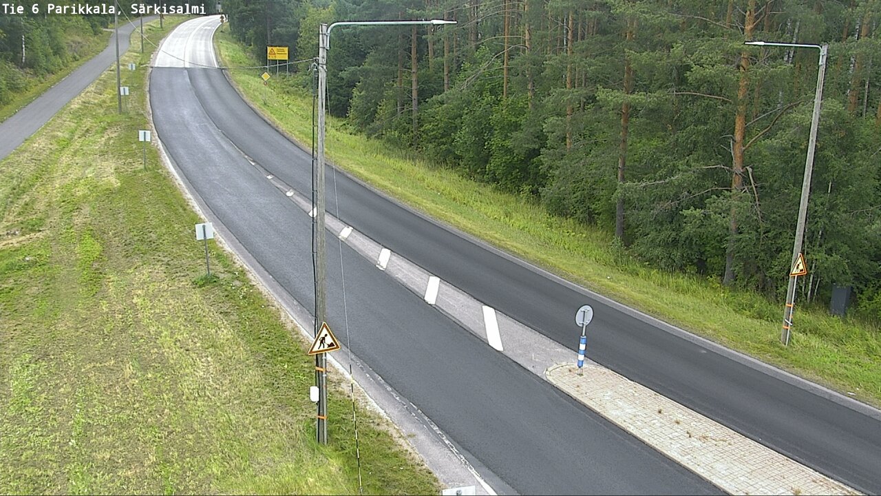 Weather Camera Image Road 6 Parikkala, Särkisalmi, Parikkala, Etelä-Karjala