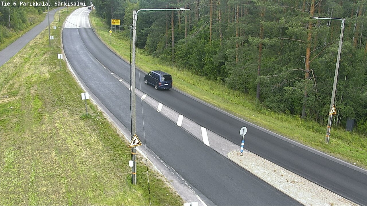 Weather Camera Image Road 6 Parikkala, Särkisalmi, Parikkala, Etelä-Karjala