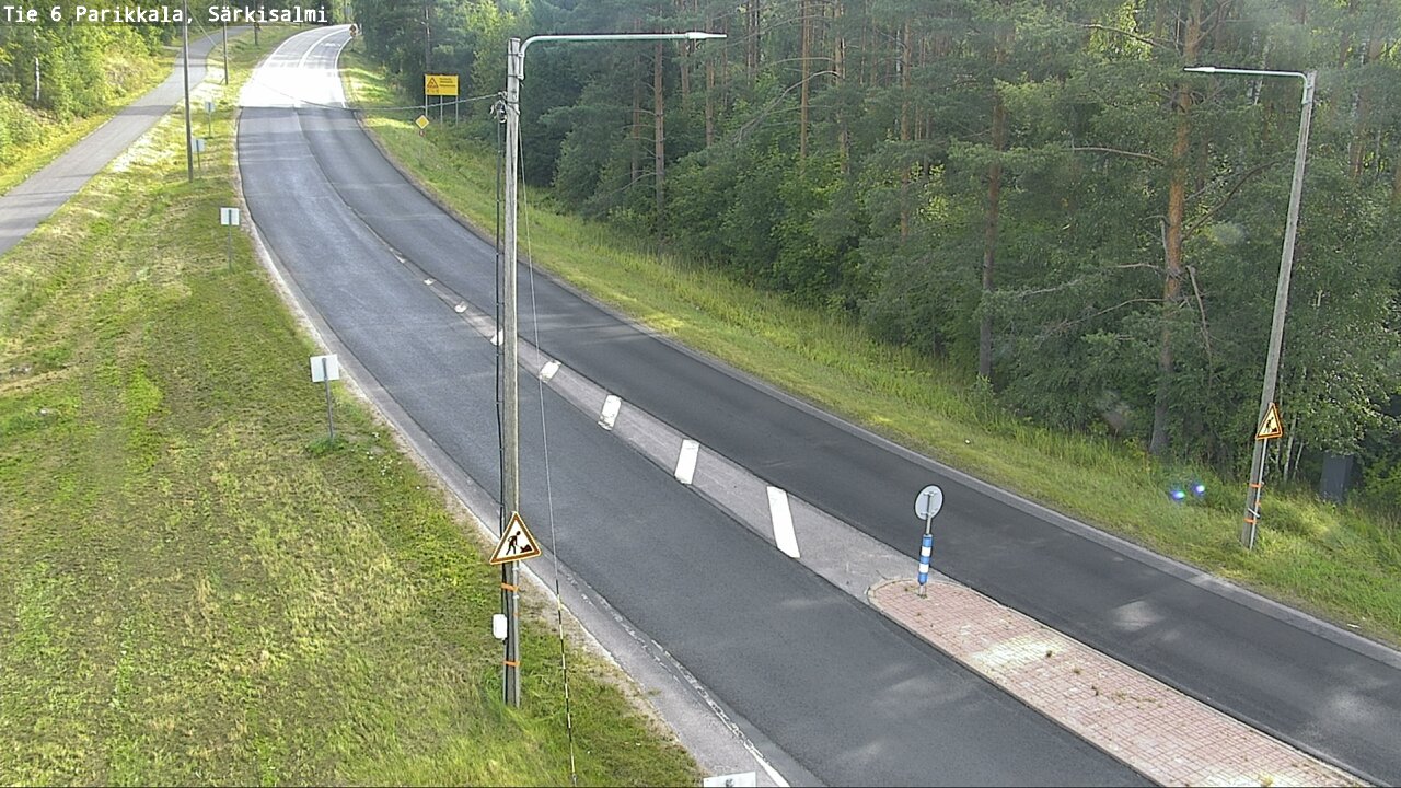 Weather Camera Image Road 6 Parikkala, Särkisalmi, Parikkala, Etelä-Karjala