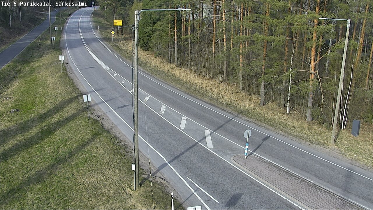 Weather Camera Image Väg 6 Parikkala, Särkisalmi, Parikkala, Etelä-Karjala