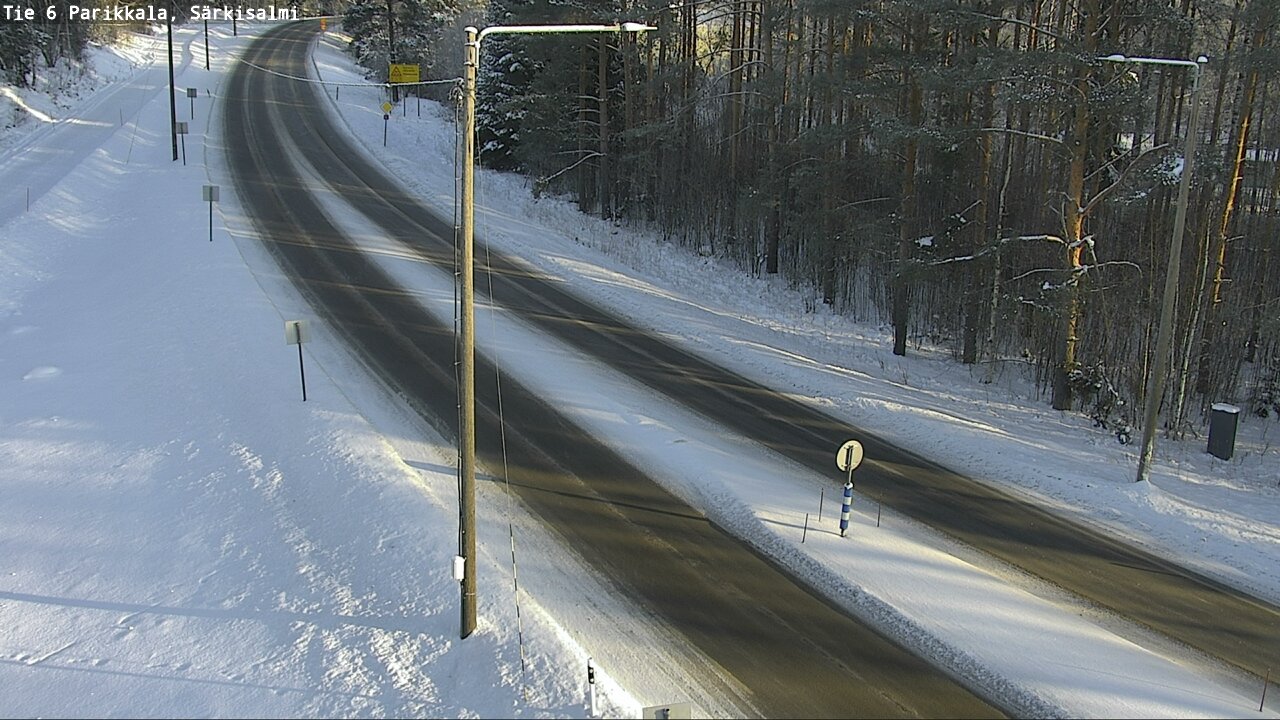 Weather Camera Image Väg 6 Parikkala, Särkisalmi, Parikkala, Etelä-Karjala