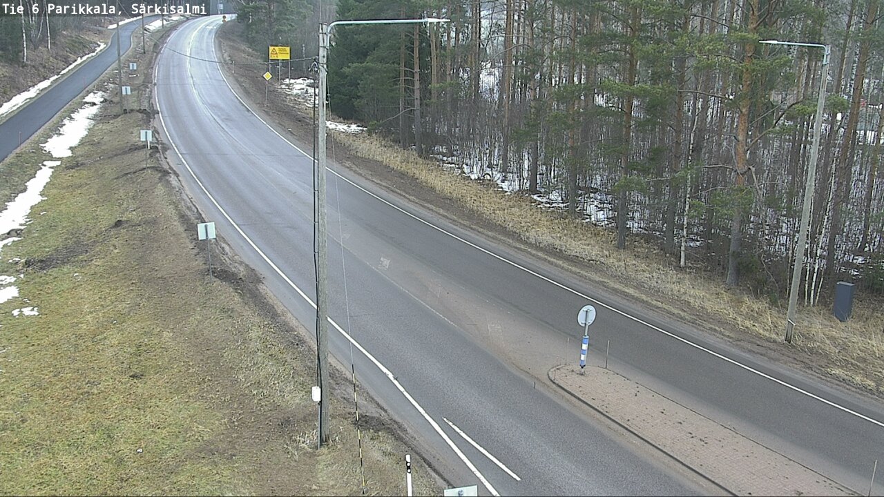 Weather Camera Image Road 6 Parikkala, Särkisalmi, Parikkala, Etelä-Karjala
