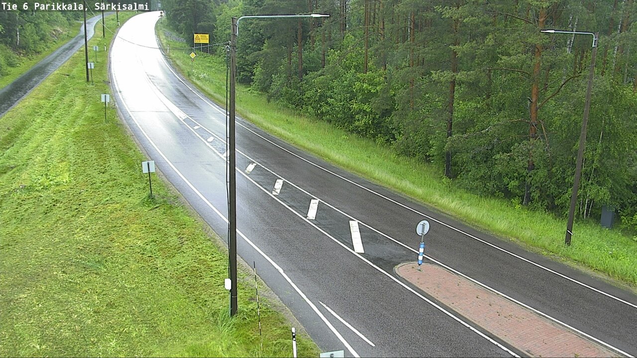 Weather Camera Image Road 6 Parikkala, Särkisalmi, Parikkala, Etelä-Karjala