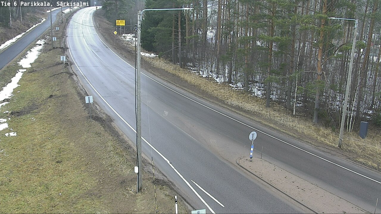 Weather Camera Image Road 6 Parikkala, Särkisalmi, Parikkala, Etelä-Karjala