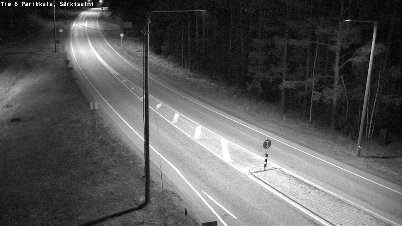 Weather Camera Image Väg 6 Parikkala, Särkisalmi, Parikkala, Etelä-Karjala