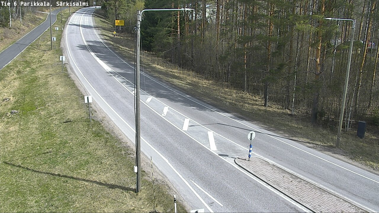 Weather Camera Image Väg 6 Parikkala, Särkisalmi, Parikkala, Etelä-Karjala