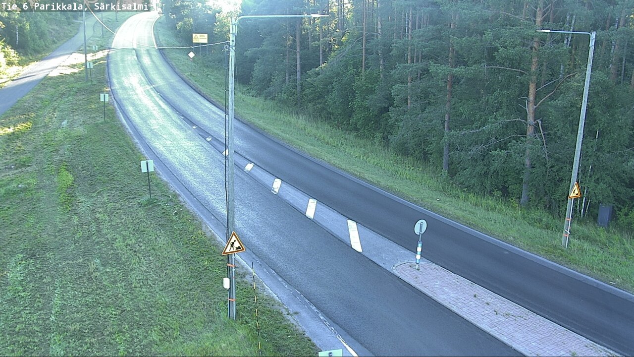 Weather Camera Image Road 6 Parikkala, Särkisalmi, Parikkala, Etelä-Karjala