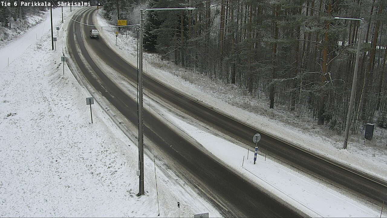 Weather Camera Image Väg 6 Parikkala, Särkisalmi, Parikkala, Etelä-Karjala