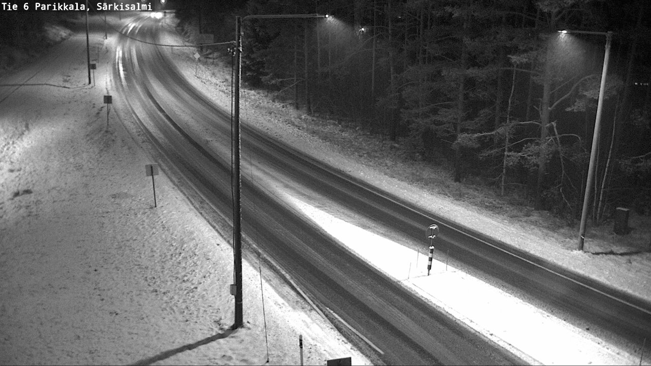 Weather Camera Image Väg 6 Parikkala, Särkisalmi, Parikkala, Etelä-Karjala